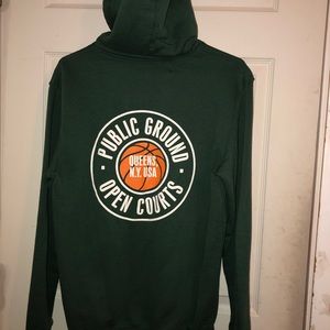 H&M Mens Forest Green Hoodie
